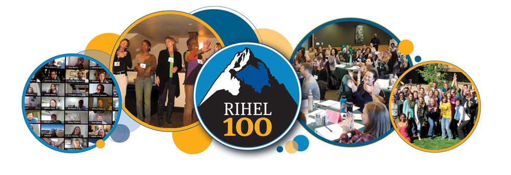RIHEL 100 Photocollage, Circles with pictures from RIHEL events